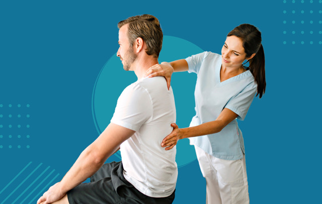 كشفية اخصائي علاج طبيعي + 12 جلسة علاج طبيعي