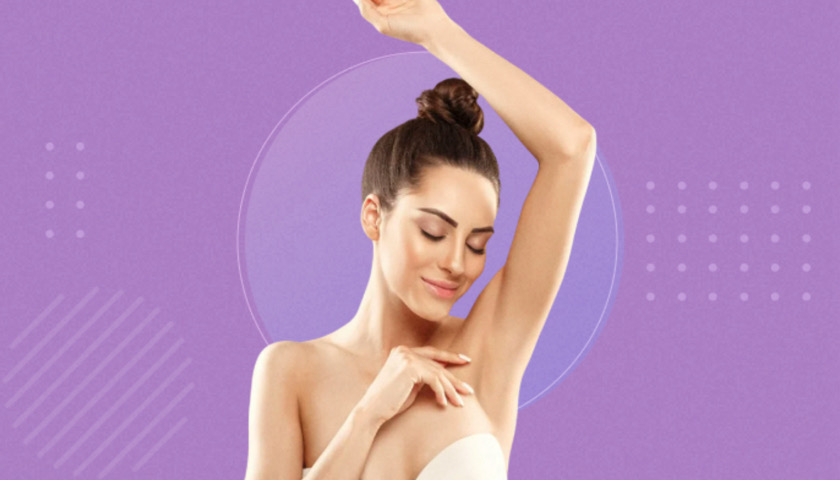 جلسة ليزر لإزالة التعرق