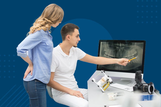 اشعة اسنان عضة جانبية