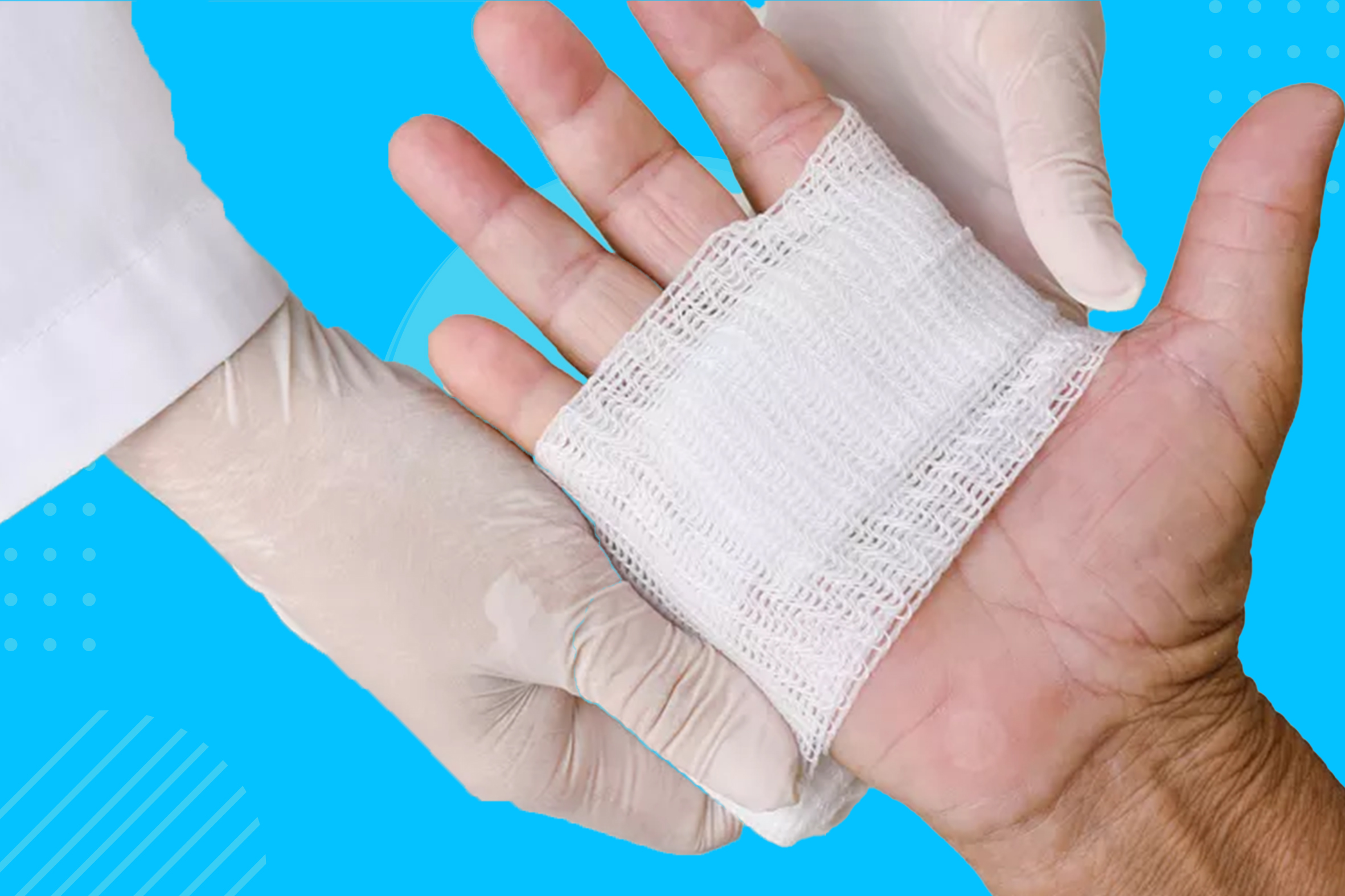 تغيير جروح صغيرة