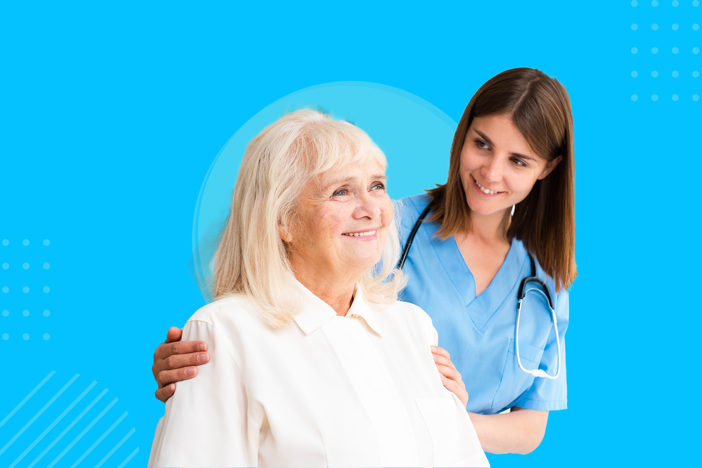 تمريض ٦ ساعات لمدة يوم الإقامة و المرافقة المنزليه