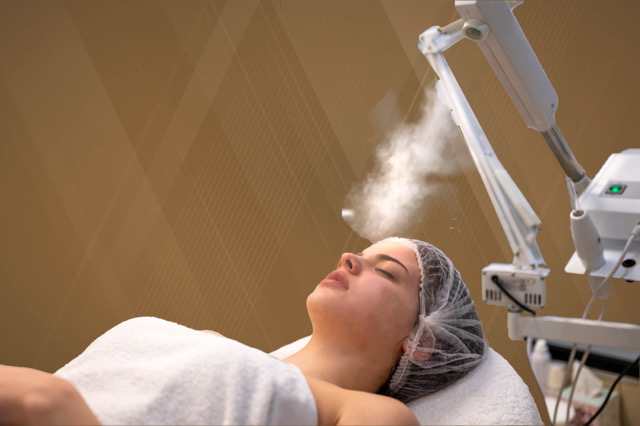 تنظيف بشره وأزالة الرؤوس السوداء بالبخار مع ماسك - نساء